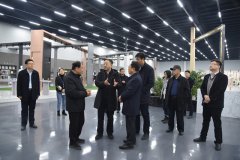省外貿(mào)轉(zhuǎn)型升級(jí)調(diào)研核查工作組來公司參觀調(diào)研